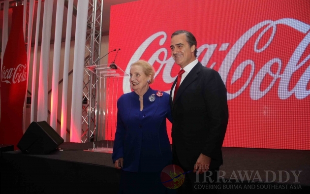 Coke launch in Burma Coke launch in Burma