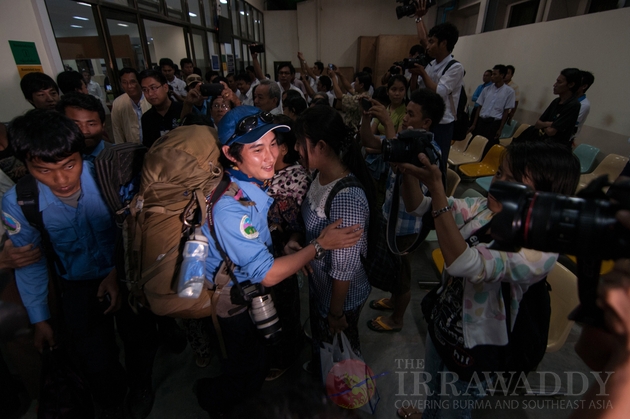 trekkers arrived back to Yangon
