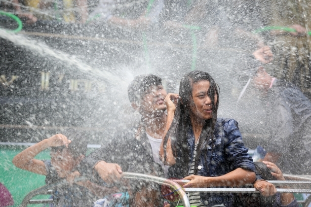 Myanmar New Year Water Festival 2015