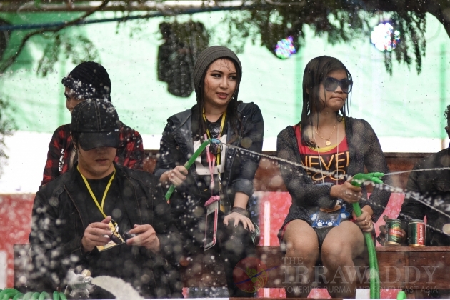 The second day of 2015 Thingyan.