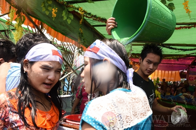 Arakan Thingyan Festival in Rangoon 2015