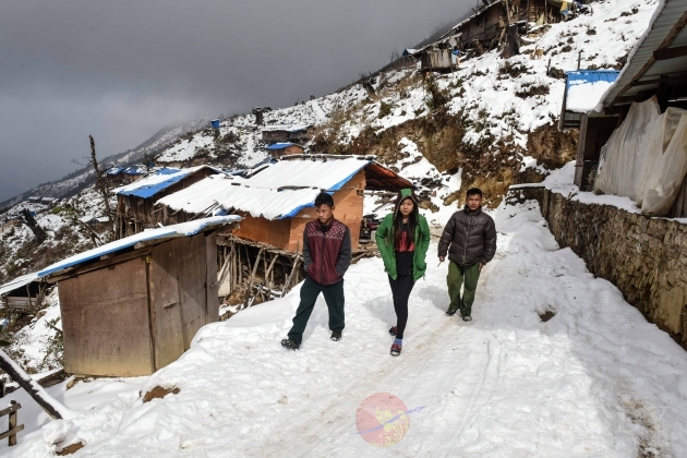 Frozen IDP Camp