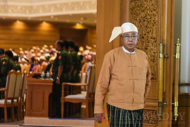 President Htin Kyaw President Htin Kyaw