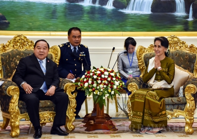 Aung San Suu Kyi meet Thailand’s Deputy Prime Minister