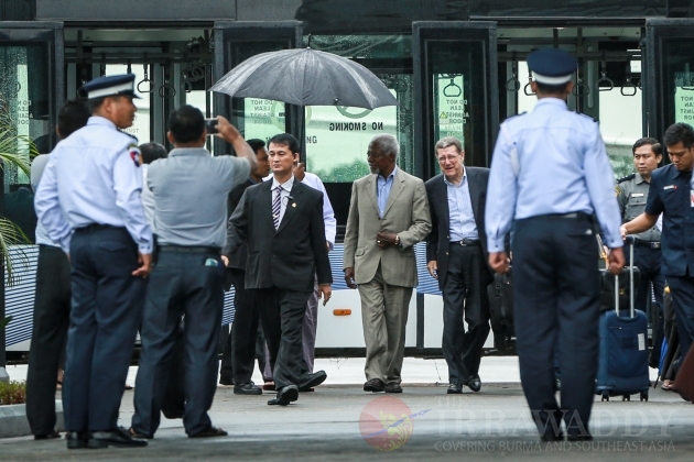Kofi Annan will arrived in Burma.