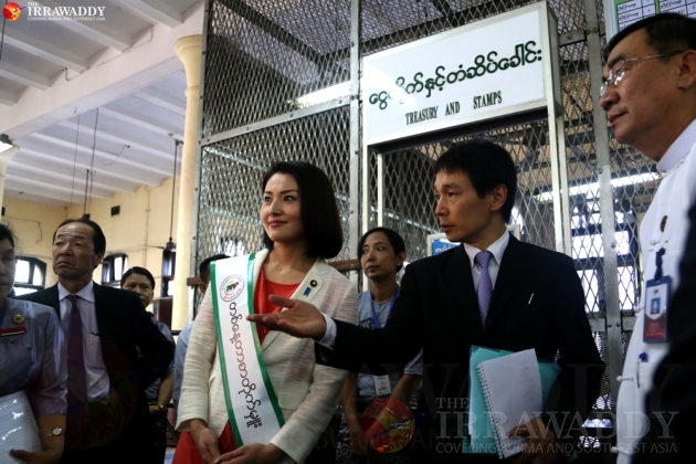 Megumi Kaneko visited Rangoon’s Megumi Kaneko visited Rangoon’s