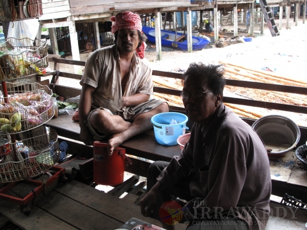 Migrant workers in Ranong, Thailand.