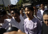 Pro-democracy leader Aung San Suu Kyi