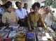 Pro-democracy leader Aung San Sun Kyi opened exhibition ceremony at Shwegondaing office center, the beneficial from the selling will donate to the social work.