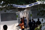 A bomb blast at public toilet in Hletan junction and killed 1 woman, 2 injures. Wednesday, Dec.21, 2011, in yangon, Myanmar