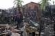 Gunshots rang out and residents fled blazing homes in western Myanmar on Tuesday as security forces struggled to contain deadly ethnic and religious violence that has killed at least a dozen people and forced thousands to flee, 12 June 2012, Rakhine State, Myanmar.