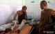 02-12-12 - Injured monks, monywa - PHOTO - Jpaing monks who were badly burnt when police broke up a protest site related to the Monywa copper mine