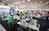 14-12-12 - Textile & garment exhibit - PHJOTO - Khin Maung Win Myanmar International Textile & Garment Industry Exhibition are held at Tatmadaw Exhibition hall Friday, December.14, 2012, in Yangon, Myanmar. The Exhibition will be held from 14 Dec to 17 Dec.