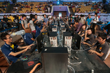 05-09-14 - PHOTO:- Sai Zaw Gamers and game lovers at Myanmar Gaming Festival, the biggest ever Gaming event ever held in Myanmar took place at Thuwunna Stadium