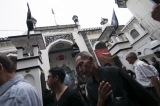 The Azadari Mourning of Shia Muslim was held at Mago Mosque on 30th Street on Nov.4, 2014 in Pabedan Township in Rangoon. The mourning marks the anniversary of the Battle of Karbala when Imam Hussein ibn Ali, the grandson of Muhammad, and a Shia Imam, was killed by the forces of the second Umayyad caliph Yazid I at Karbala in Iraq. Many Shia Muslim in Rangoon attended the mourning which is held worldwide annually in the first month of Islam Year. (Photo: Sai Zaw/The Irrawaddy)
