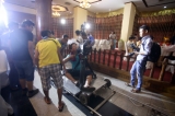 Professor Dr. Satebwar movie shooting at Actor Kyaw Thu in yangon. (Photo: JPaing / The Irrawaddy)