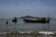 Some fishing boats are seen on the Andaman Sea. (Photo: Tin Htet Paing / The Irrawaddy)