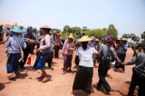 Local farmers protesting the Letpadaung copper mining project in Sagaing Division’s Salingyi Township on May 5,2016. (Photo: Myo Min Soe / The Irrawaddy)