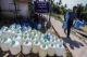 Police Force donated drinking water
