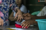 Yangon municipal election was held at Yangon on March 31, 2019.  Candidates for the National League for Democracy (NLD) dominated Sunday’s Yangon municipal election, winning 89 of the 105 seats up for grabs.  Photo - Htet Wai/ Irrawaddy