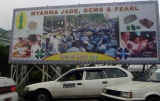 Myanma Jade, Gems and Pearl Special Sale 2010 sign post