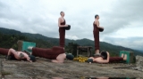 The Buddha statues was damaged by earthquake in Tarlay, Easter Shan State, Burma.