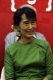 Aung San Suu Kyi at ceremony  for journalism course