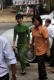 Burma pro-democracy leader Aung San Suu Kyi arrives at her party to attend a ceremony of one month course of journalism to her National League for Democracy party's youth members at the party's headquarters in Rangoon Burma. There are over 50 members participate on this course.