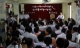 Aung San Suu Kyi speaks during a meeting with NLD Youth generation