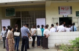 Polling Station in Dagon Myothit, 1 Apr 2012, Yangon, Myanmar.