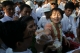Daw Suu Kyi donates food to supporters during Myanmar New Years day