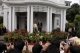 U.S. President Barack Obama, right, talks to journalists after meeting with Myanmar opposition leader Aung San Suu Kyi, left, at her lakeside residence Monday, Nov.19, 2012, in Yangon, Myanmar.(AP Photo/Khin Maung Win,Pool)