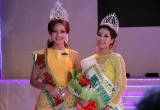 24-02-13  Myanmar models take part in the competition of Miss Myanmar International at Myanmar Convention Center in Yangon, Myanmar,  Gonyi Aye Kyaw crowned.