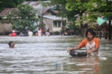 Houses from some wards in Bago Region were floated on 6th August due to the heavy rain and unusual tide.