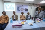 The press release of the autobiography of General Thura Tin Oo , the retired general and the former commander in chief of who was loved by the people, written by Phoe Sai (Journalist) at "HOME" on Bo Aung Kyaw Road, Yangon Region on 19th August.