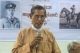 U Tin Oo, the NLD patron giving a speech at the press release of the autobiography of General Thura Tin Oo , the retired general and the former commander in chief of who was loved by the people, written by Phoe Sai (Journalist) at &quot;HOME&quot; on Bo Aung Kyaw Road, Yangon Region on 19th August.