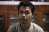 04-09-14 - Photo:- JPaing Burmese artist San Zaw Htway takes a break in his studio in Rangoon