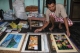 04-09-14 Photo: JPaing Burmese artist San Zaw Htway takes a break in his studio in Rangoon