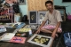 04-09-14 - Photo:- JPaing Burmese artist San Zaw Htway takes a break in his studio in Rangoon