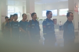 The trekkers from BSR in China arrived at the Yangon International Airport on 13th September to rescue the two lost hikers from University Hiking and Mountaineering Association who went to hike up to the peak of the Khakaborazi Mountain by the arrangement from Thabarwa Khawthan (Nature's Call) Foundation. (Photo- Sai Zaw / The Irrawaddy)