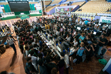 The gamers and the game lovers at Myanmar Gaming Festival, the biggest ever Gaming event in Myanmar on 5th September at Thuwunna Stadium (1). (Photo – Sai Zaw/ Irrawaddy)
