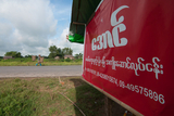 A real estate agency near Yangon – Toon Tay Highway. (Photo – Sai Zaw/ Irrawaddy)
