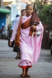 17-01-15 -Photo:- JPaing Nuns on their alms round in Rangoon