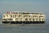 A cruise ship for foreigners in Irrawaddy River. (Photo - teza hlaing/The Irrawaddy)