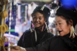 An ethnic Akha woman visits the Kengtung market on May 10, 2015. (Photo: JPaing / The Irrawaddy)
