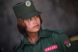 Female soldiers of United Wa State Army (UWSA) in Mongmau, Wa State. (Photo: J Paing/The Irrawaddy)