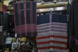Textile products at Yo Ya May. (Photo: Tin Htet Paing / The Irrawaddy)