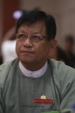 Tin Aye is a retired Burmese lieutenant general  and currently chairs the country's Union Election Commission.  In the Burmese general election, 2010, he contested a Pyithu Hluttaw seat in Tada-U Township and won. (Photo - JPaing)