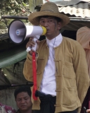 Paw Oo Tun; better known by his alias Min Ko Naing,  is the President of Universities Student Union of Burma and a leading democracy activist and dissident. (Photo - JPaing)