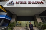 A Kanbawza (KBZ) Bank branch is pictured in downtown in Rangoon  in January 20, 2016. Photo: JPaing / The Irrawaddy